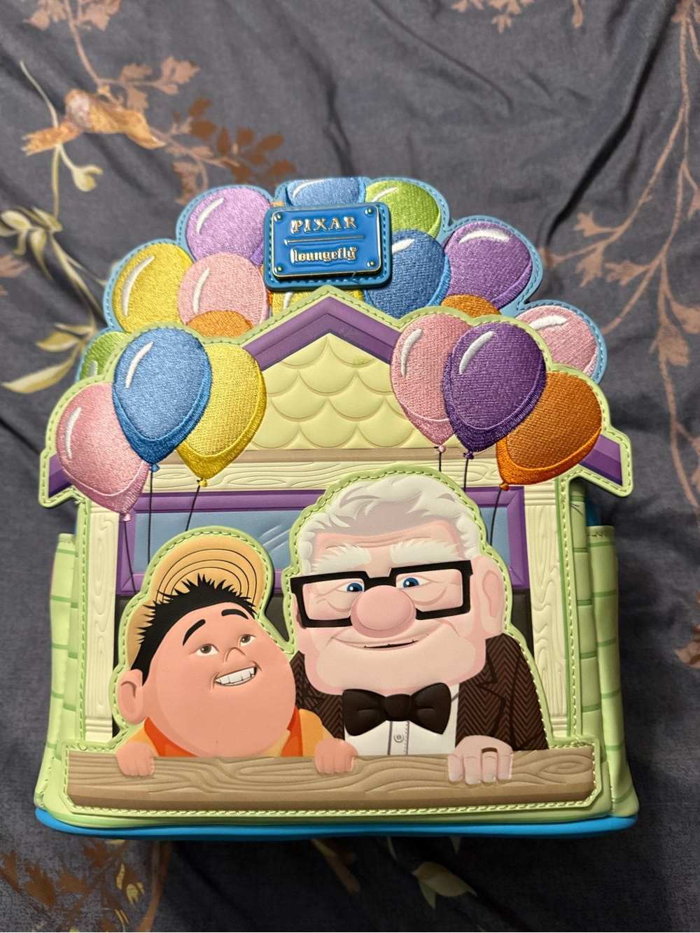 Pixar Loungefly Up Balloon House Crossbody Bag - Multi